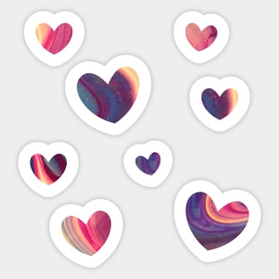 Hearts pack Sticker